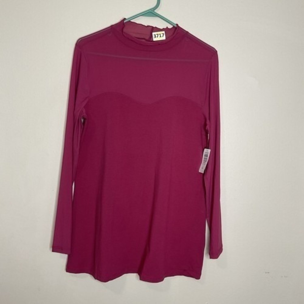 NWT Torrid Pink Stretch Mesh Foxy Long Sleeve Blouse Top Women 2X Philippines